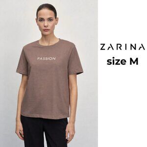 Zarina Basic Brown T-Shirt